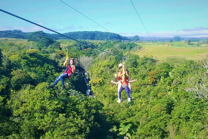 ziplining hawaii botanical world adventures