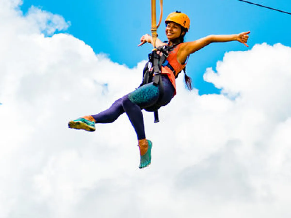 ziplining hawaii botanical world adventures