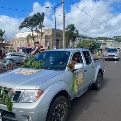 a police car parked on the side of a road